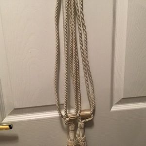 Curtain tie backs